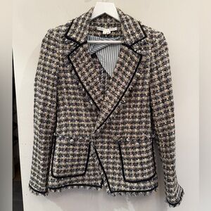 Veronica Beard Theron Houndstooth Blazer, size 2